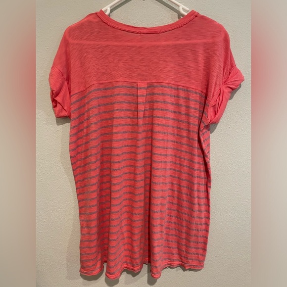 Fresh Laundry Thin Oversized Striped Tee Shirt Size S - Picture 3 of 3